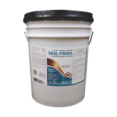 Warsaw Chemical Seal/Finish, Floor Sealer & Finish, Amonia Scent, 5-Gallon  pail 21704-0000005